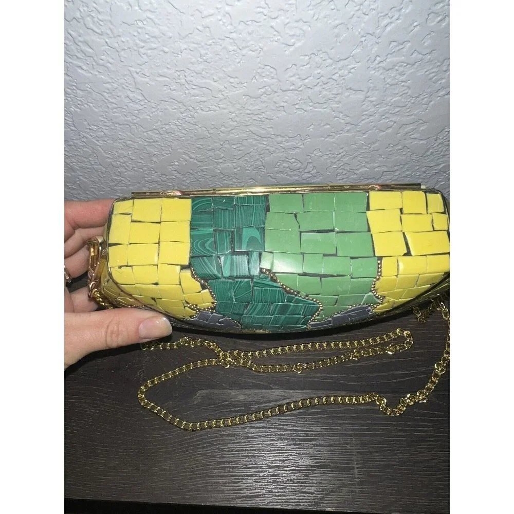 RAMLA Mosaic Bag Purse NEW Selling Sunset Gold Hardware Shoulder Bag Crossbody U - Picture 4 of 8